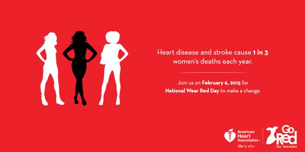 National Wear Red Day is Feb 5th!